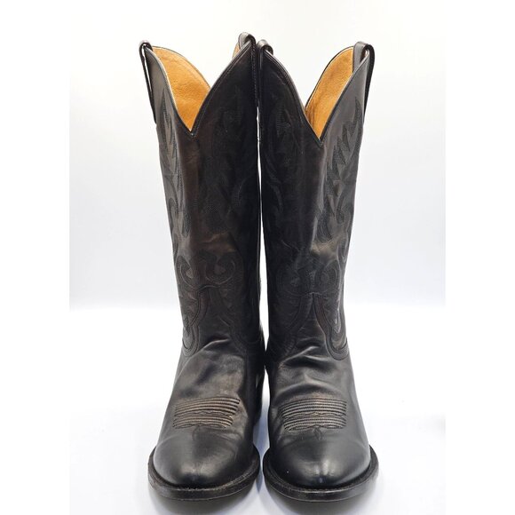 Cody James Men's Brown Metallic Western Leather Round Toe Boots Size 8.5D 2552 - Picture 11 of 16